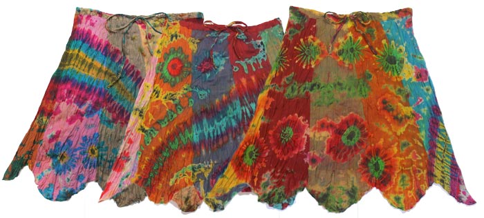 collection mudmee hanky hem skirts